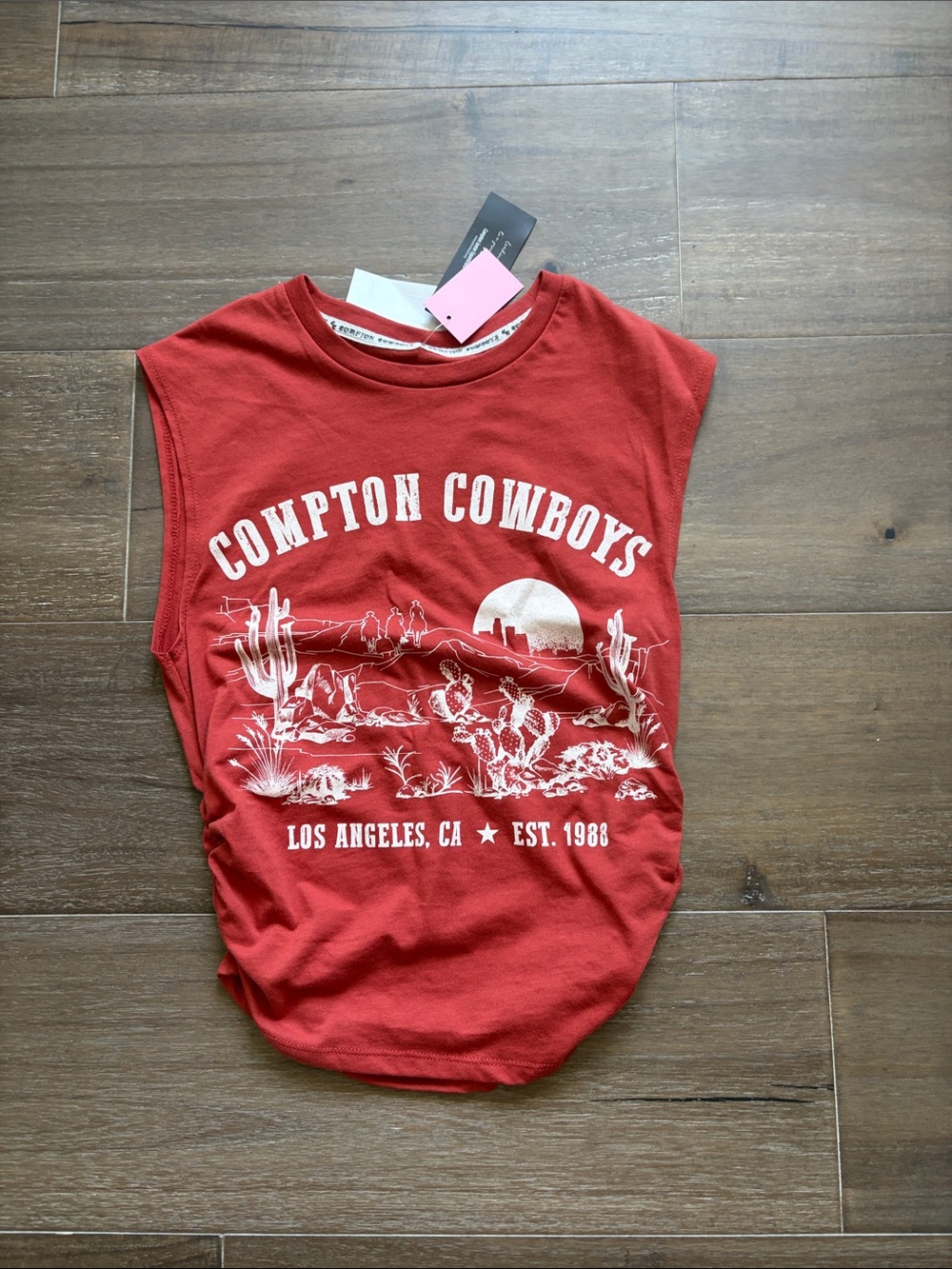 Red Kids' 'Compton Cowboys' Graphic Tank